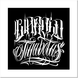 LETTERING FONT TATTOO Posters and Art